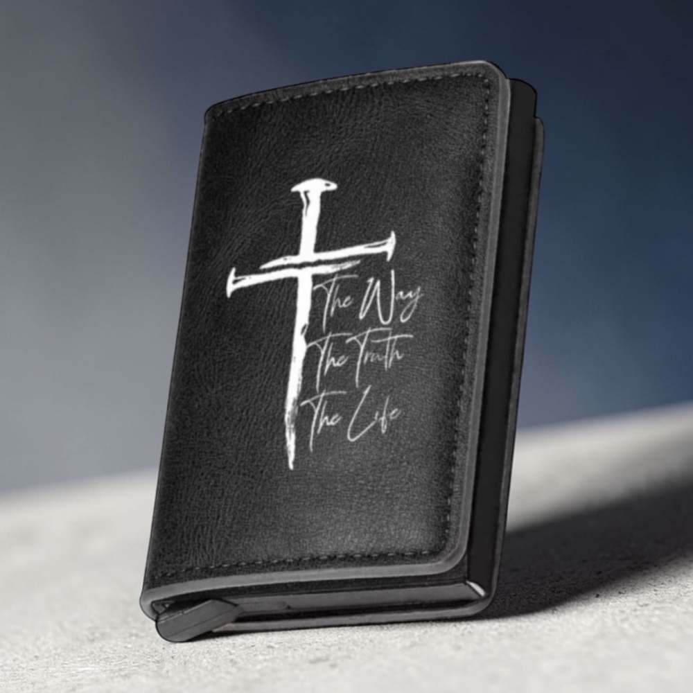The Way The Truth The Life Slide Card Holder